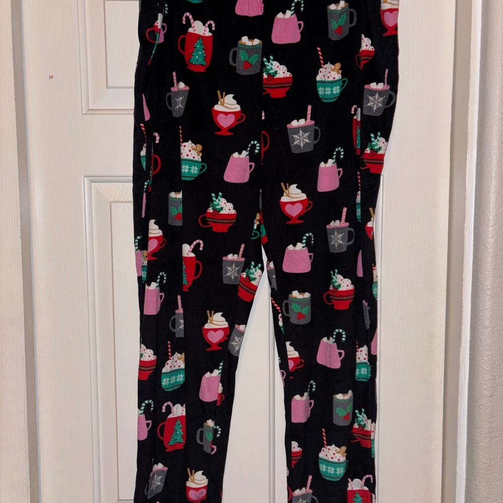 Holiday Time Red and Green Festive Pajama Pants